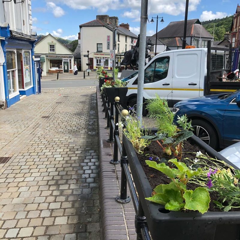 Corwen-we-installed-the-planters-on-railings-and-poles-1